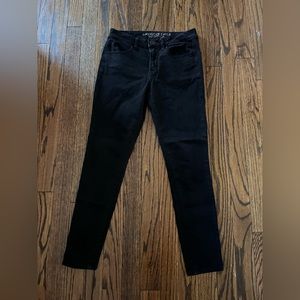 American Eagle Outfitters Black Skinny Super High Rise Jeans